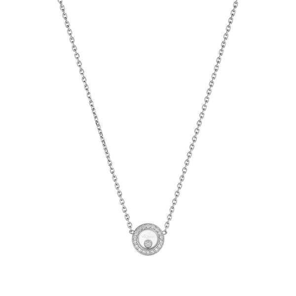 Chopard Happy Diamonds Icons 18ct White Gold Diamond Necklace