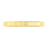 Chopard Ice Cube 18ct Yellow Gold Diamond Ring