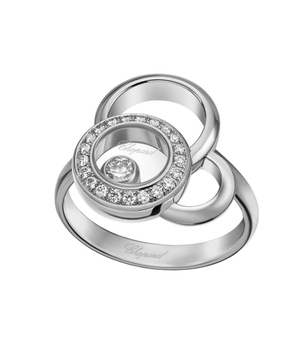 Chopard Happy Dreams 18ct White Gold Diamond Ring