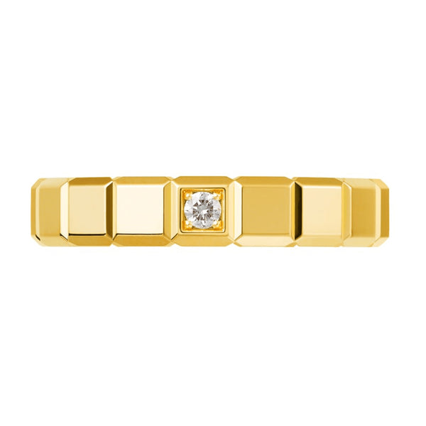 Chopard Ice Cube 18ct Yellow Gold Diamond Ring