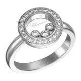 Chopard Happy Diamonds 18ct White Gold Diamond Ring