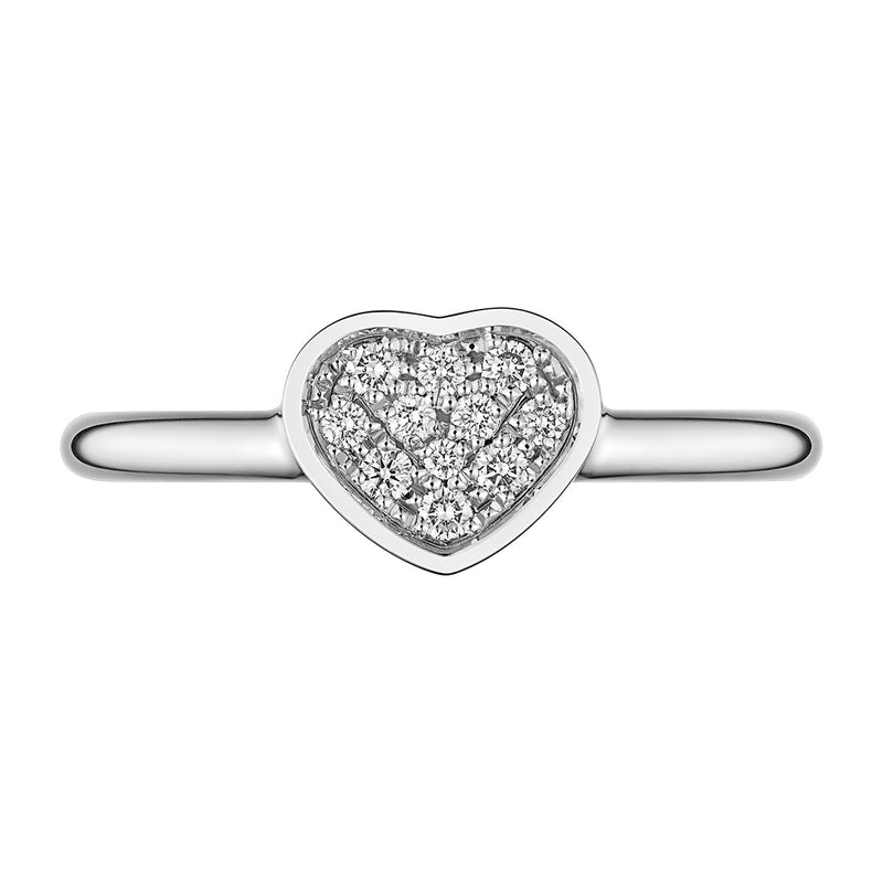 Chopard My Happy Hearts 18ct White Gold Diamond Ring