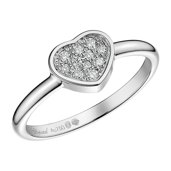 Chopard My Happy Hearts 18ct White Gold Diamond Ring