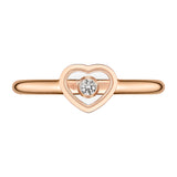 Chopard My Happy Hearts 18ct Rose Gold Diamond Ring