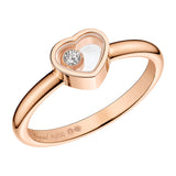 Chopard My Happy Hearts 18ct Rose Gold Diamond Ring