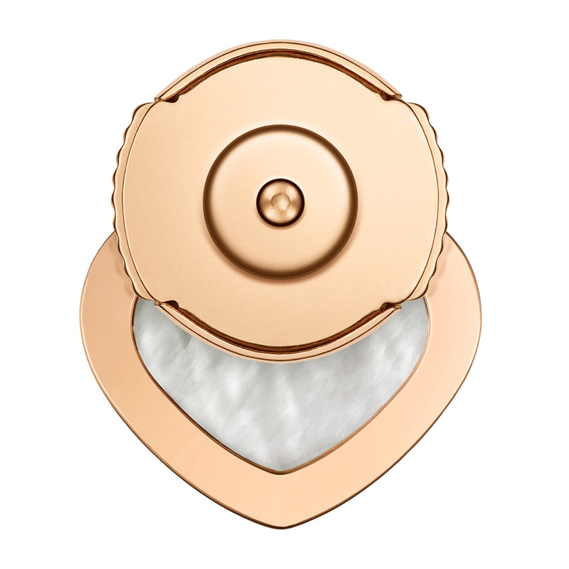 Chopard My Happy Hearts 18ct Rose Gold Mother of Pearl Stud Earring (Singular)
