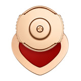 Chopard My Happy Hearts 18ct Rose Gold Carnelian Stud Earring (Singular)
