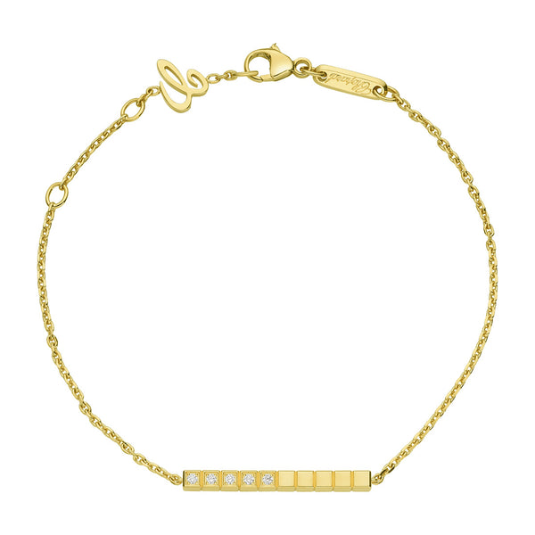 Chopard Ice Cube 18ct Yellow Gold Diamond Bracelet