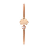 Chopard Happy Hearts Golden Hearts 18ct Rose Gold Diamond Bangle