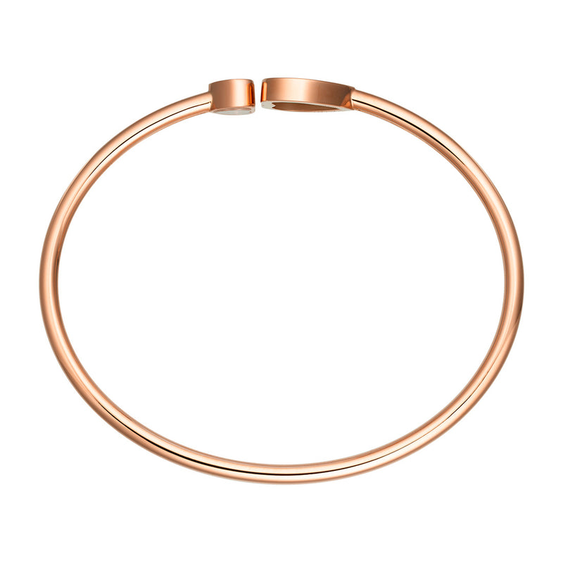 Chopard Happy Hearts Golden Hearts 18ct Rose Gold Diamond Bangle
