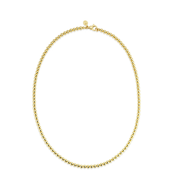 18ct Yellow Gold Boule Link Necklace