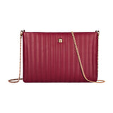 Chopard Ice Cube Bordeaux Quilted Calfskin Leather Pouch Bag