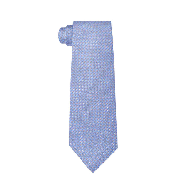 Chopard Quadri Blue and Pink Silk Tie