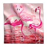 Chopard Flamingo Pink Silk Twill Scarf