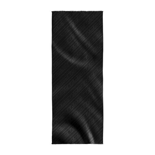 Chopard Chopardissimo Black Silk and Cashmere Stole