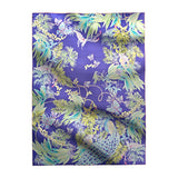 Chopard Animal World Purple Silk Chiffon Stole
