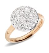 Pomellato Sabbia 18ct Rose Gold Diamond Ring