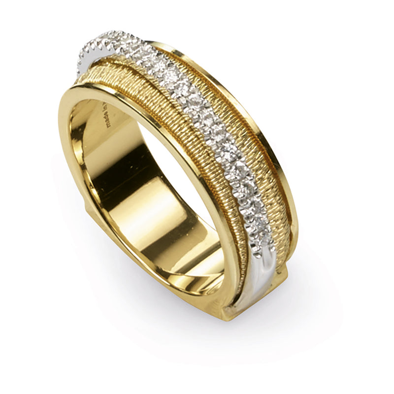 Marco Bicego Cairo 18ct Yellow and White Gold Diamond Ring