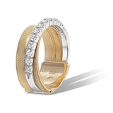 Marco Bicego Masai 18ct Yellow and White Gold Diamond Ring