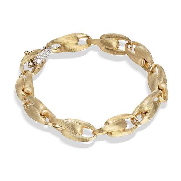 Marco Bicego Lucia 18ct Yellow and White Gold Diamond Link Bracelet