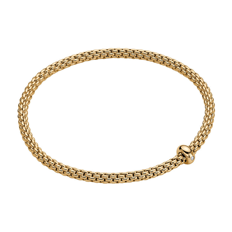 Fope Prima Flex'It 18ct Yellow Gold Bracelet