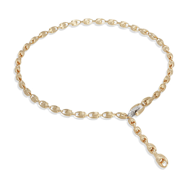 Marco Bicego Lucia 18ct Yellow and White Gold Diamond Link Necklace