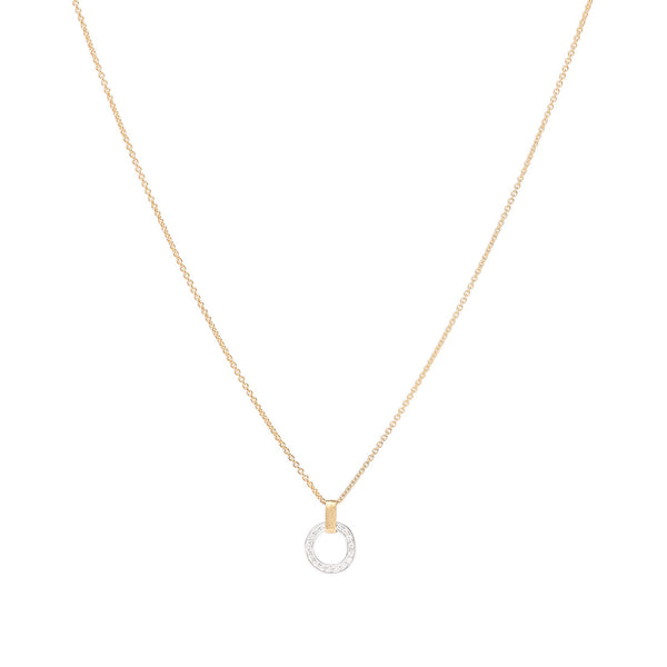 Marco Bicego Jaipur Link 18ct Yellow Gold Diamond Pendant and Chain