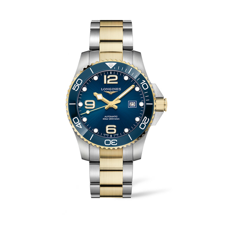 Longines HydroConquest Steel and Yellow Gold PVD