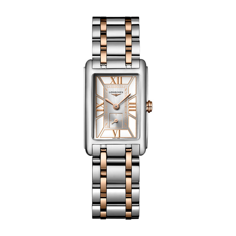 Longines DolceVita Steel and Rose Gold PVD