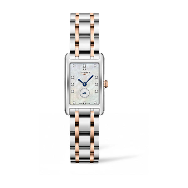 Longines DolceVita 18ct Rose Gold and Steel