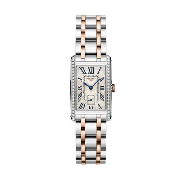 Longines DolceVita Steel and Rose Gold 23.30mm x 37mm