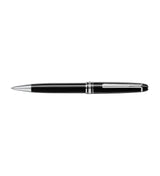 Montblanc Meisterstück Classique Platinum Coated Black Precious Resin Ballpoint Pen
