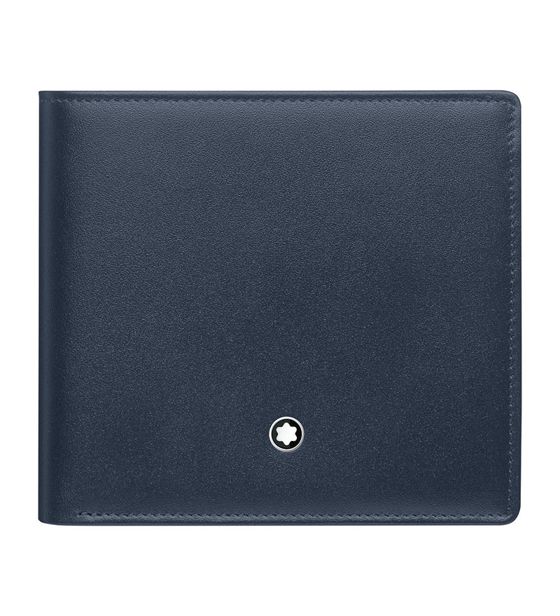 Montblanc Meisterstück Navy Blue Four Credit Card and Coin Wallet