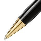 Montblanc Meisterstück LeGrand Yellow Gold Coated Black Resin Ballpoint Pen