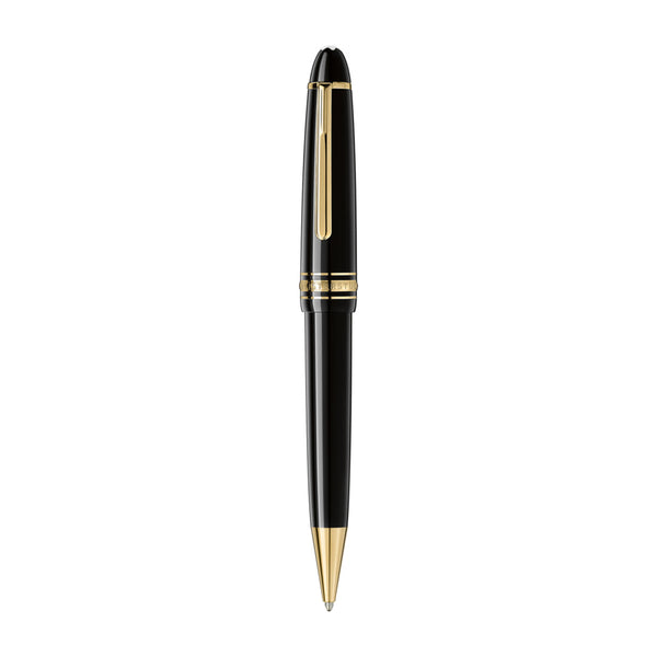 Montblanc Meisterstück LeGrand Yellow Gold Coated Black Resin Ballpoint Pen