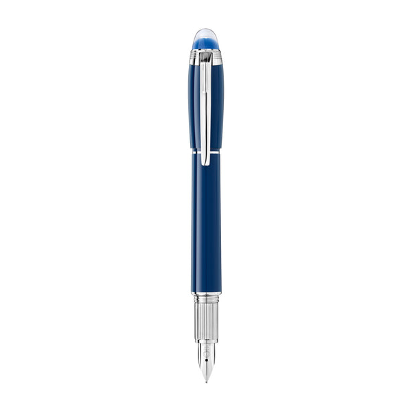 Montblanc Starwalker Blue Planet Precious Resin Fountain Pen (Medium Nib)