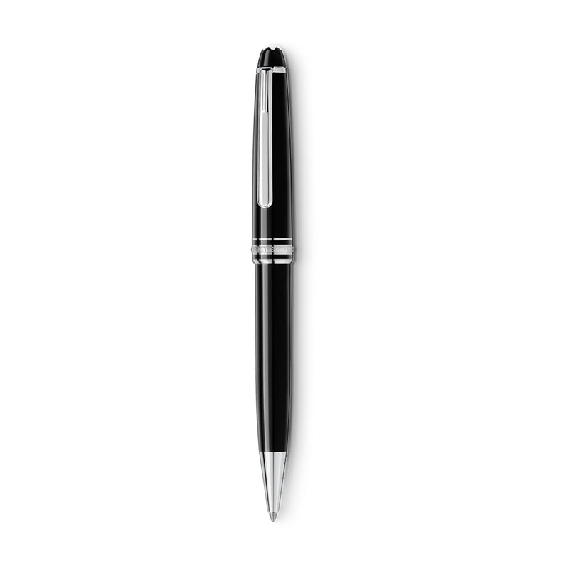 Montblanc Meisterstück Classique Platinum Coated Black Precious Resin Ballpoint Pen