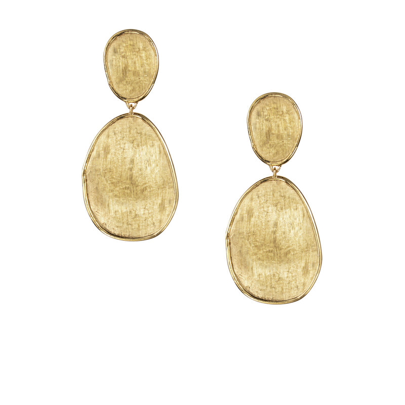 Marco Bicego Lunaria 18ct Yellow Gold Drop Earrings