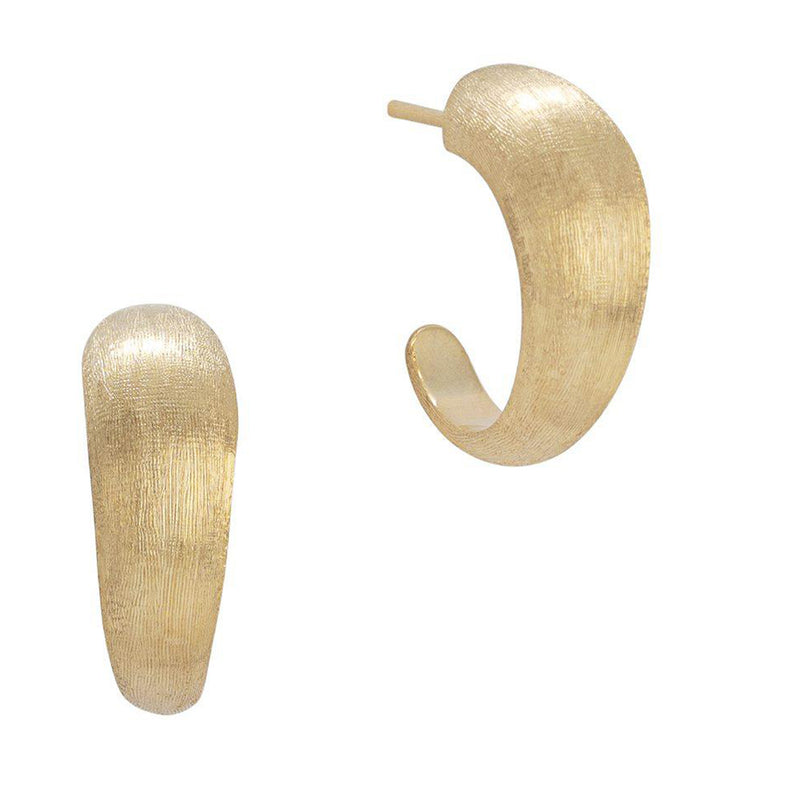 Marco Bicego Lucia 18ct Yellow Gold Half Hoop Earrings