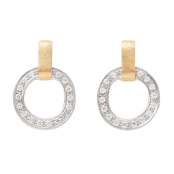 Marco Bicego Jaipur Link 18ct Yellow and White Gold Diamond Earrings