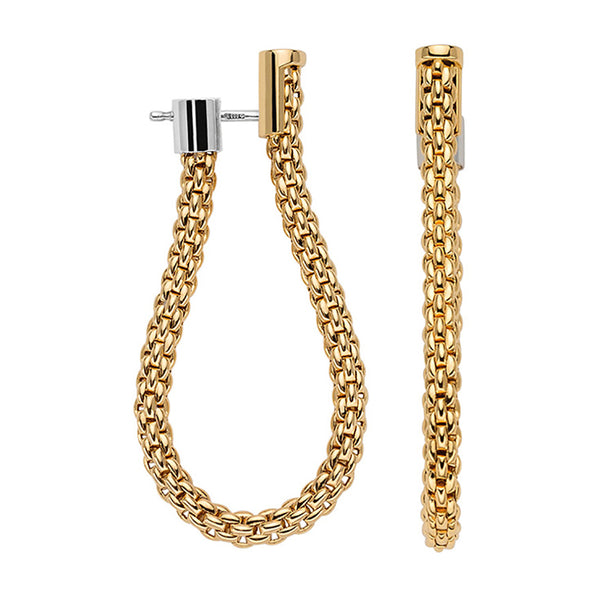 Fope Essentials 18ct Yellow Gold Drop Earrings