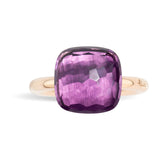 Pomellato Nudo Maxi 18ct Rose and White Gold Amethyst Ring