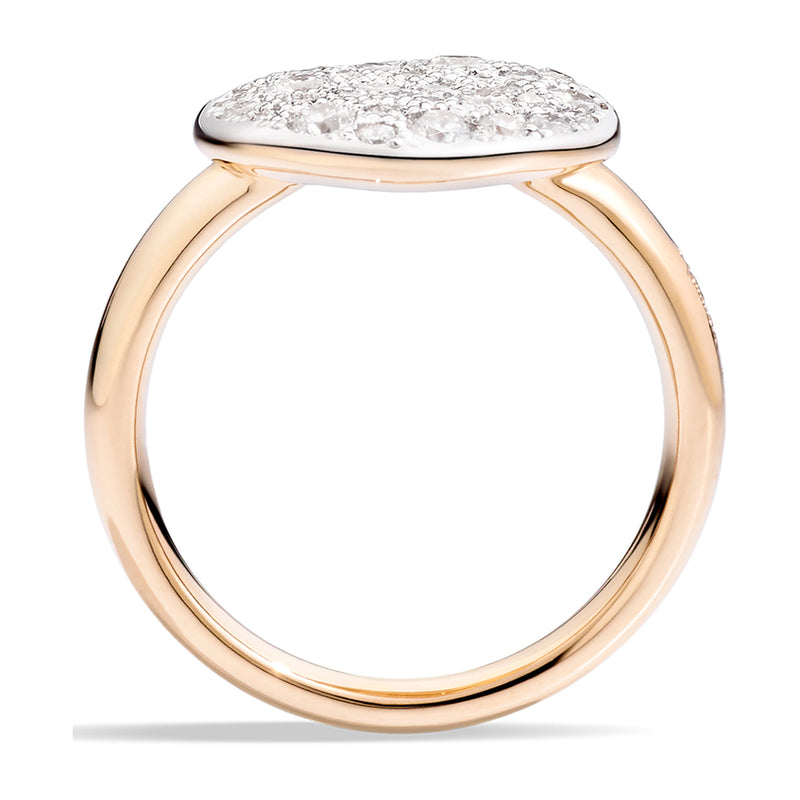 Pomellato Sabbia 18ct Rose Gold Diamond Ring