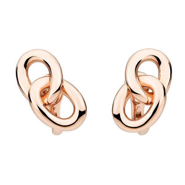 Pomellato Catene 18ct Rose Gold Stud Earrings