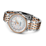 Breitling Navitimer Automatic 35 18ct Rose Gold and Steel